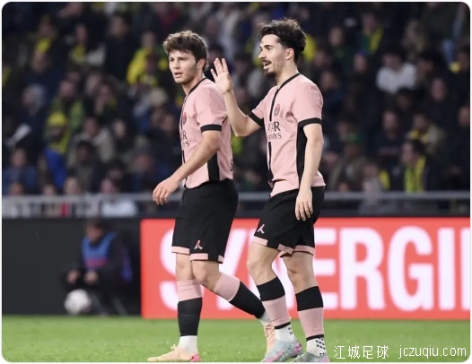 维蒂尼亚破门道格拉斯扳平 巴黎客场1-1战平南特 