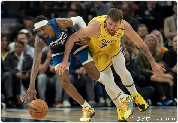 爱德华兹29+8+8 詹姆斯38+10 东契奇肠胃不适 森林狼2-1湖人