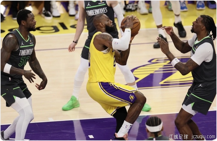 戈贝尔暴虐湖人内线27+24！詹东50分 湖人1-4负森林狼出局！