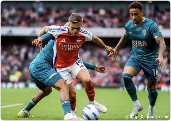 赖斯破门难救主 阿森纳1-2遭伯恩茅斯双杀领先曼城3分 