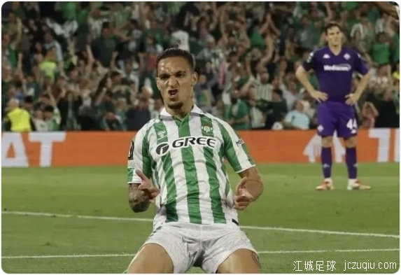 安东尼世界波+传射！贝蒂斯2-2总比分4-3佛罗伦萨 决赛将战切尔西