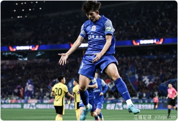 米内罗2射1传刘诚宇杨皓宇连场破门 申花4-0西海岸