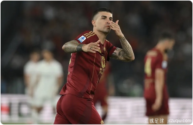 希门尼斯肘击染红 十人米兰1-3罗马宣告无缘欧战 