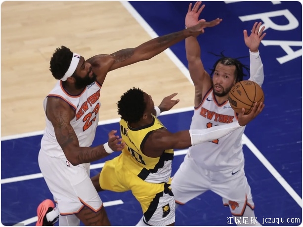 布伦森32分 唐斯24+13 哈利7投8分 尼克斯17分大胜2-3步行者