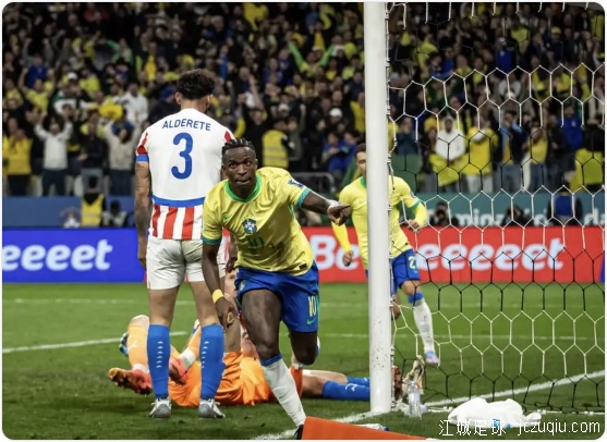 库尼亚助攻维尼修斯制胜 巴西1-0巴拉圭提前2轮出线 