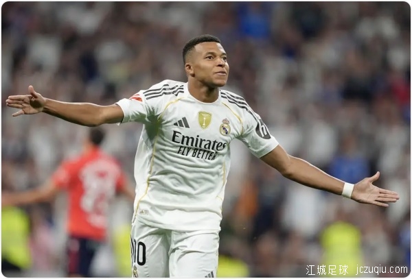 姆巴佩点射布雷托内斯染红 皇马1-0十人奥萨苏纳 