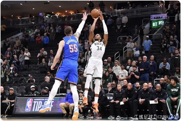 SGA23分字母哥16+7 雷霆击败雄鹿