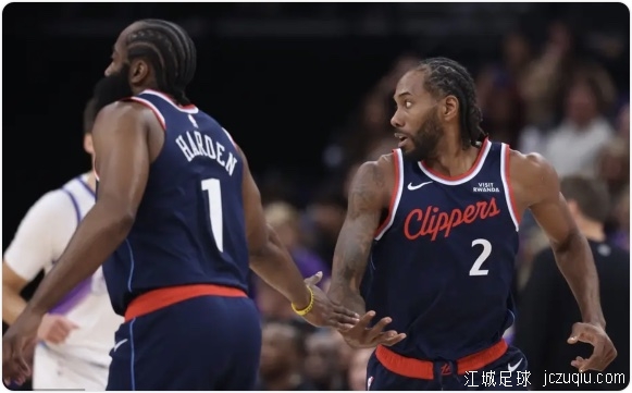 哈登15+11伦纳德10分 快船大比分不敌爵士