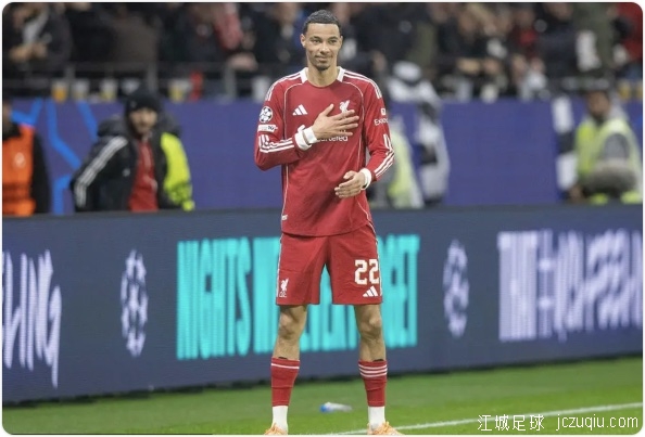 埃基蒂克反戈维尔茨两助攻 利物浦5-1法兰克福止4连败 