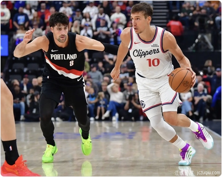 杨瀚森连3场2分1板哈登20+13 快船胜开拓者 