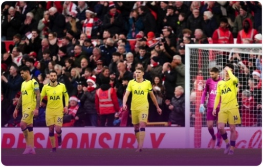 12月14日 英超第16轮 诺丁汉森林vs热刺 全场录像回放