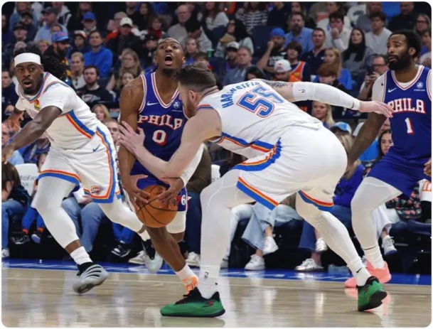 12月29日 NBA常规赛 76人vs雷霆 全场录像回放