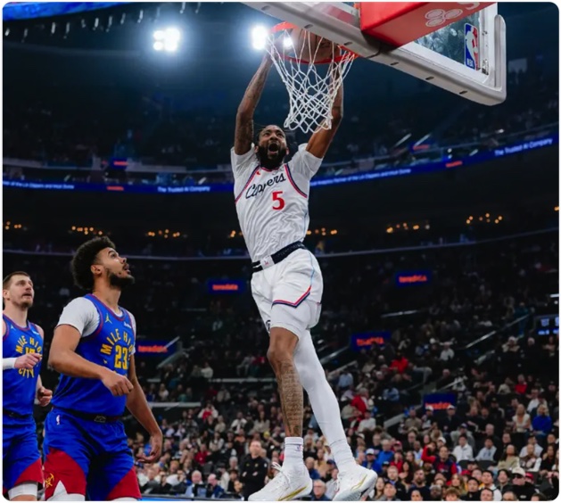 02月20日 NBA常规赛 掘金vs快船 全场录像回放