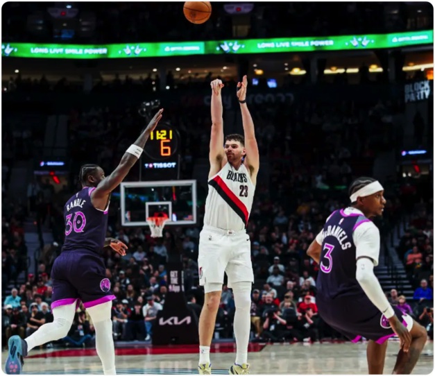 02月25日 NBA常规赛 森林狼vs开拓者 全场录像回放