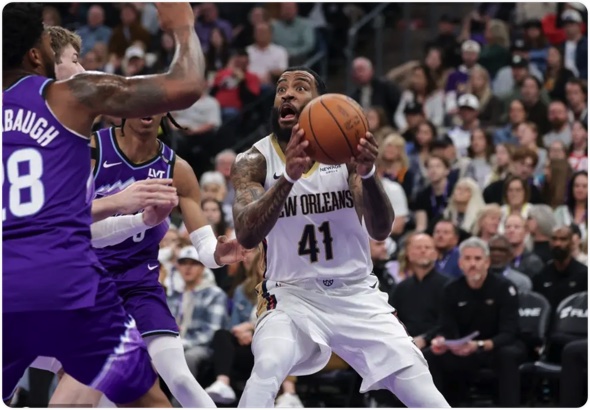 03月01日 NBA常规赛 鹈鹕vs爵士 全场录像回放